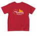 Tarameg 38 Years White Logo Toddler, a Red Toddler Tee