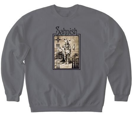 Sahnish&nbsp;, a Charcoal Softstyle Crewneck Sweatshirt