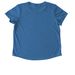Heartwalk 2026, a Azure Blue Allmade Eco Triblend Women?s Scoop Neck Tee (back-view)