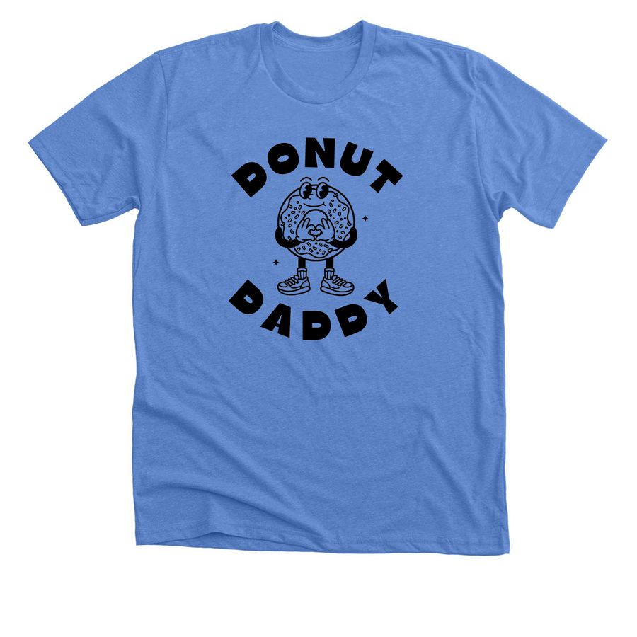 Donut Daddy, a Heather Columbia Blue Premium Unisex Tee