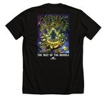 SendNoods - The Way of the Noodle, a Solid Black Blend Premium Unisex Tee (back-view)