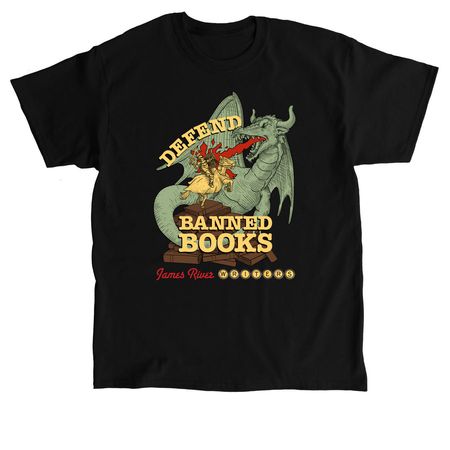 Defend Banned Books, a Black Classic Unisex Tee