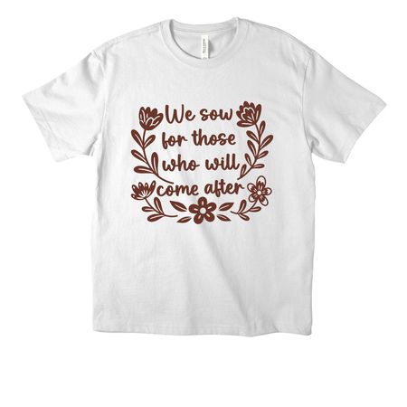 Sow It Forward Heavyweight Tee, a White Unisex Heavyweight Tee