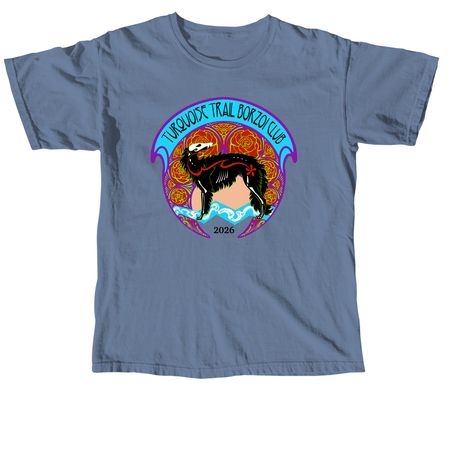 TTBC Collectible Logo - Day of the Dead 2026, a Blue Jean Comfort Colors Unisex Tee