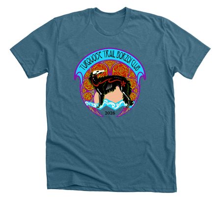 TTBC Collectible Logo - Day of the Dead 2026, a Heather Deep Teal Premium Unisex Tee