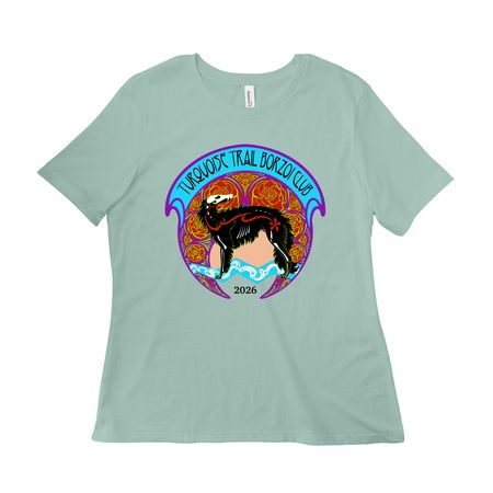 TTBC Collectible Logo - Day of the Dead 2026, a Dusty Blue Women?s Relaxed Cotton Tee