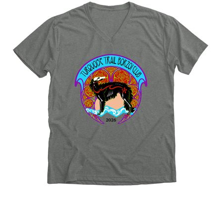 TTBC Collectible Logo - Day of the Dead 2026, a Deep Heather Premium V-Neck Tee