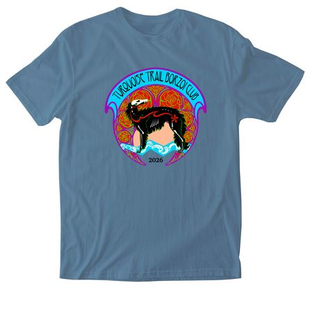 TTBC Collectible Logo - Day of the Dead 2026, a Indigo Blue Softstyle Cotton Tee