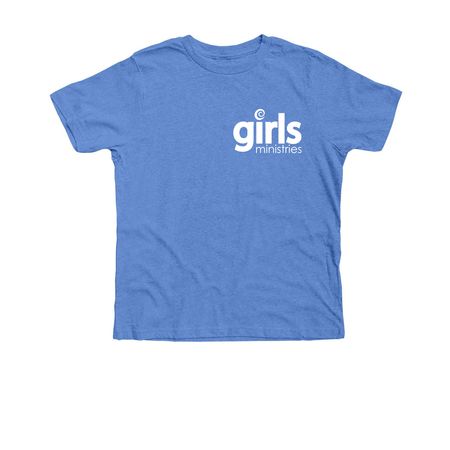 Girl Club Midweek Shirts, a Heather Columbia Blue Premium Youth Tee