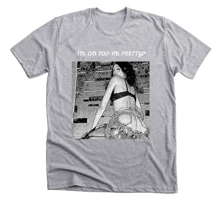 Pretty Grlz Run Da World Quotes&nbsp;, a Athletic Heather Premium Unisex Tee