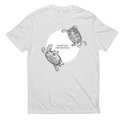 Diamondback Terrapin Apparel, a Fairly White Allmade Eco Triblend Unisex Tee