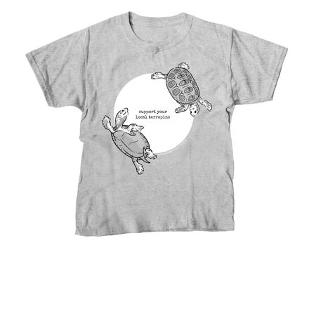 Diamondback Terrapin Apparel, a Sport Grey Youth Unisex Tee