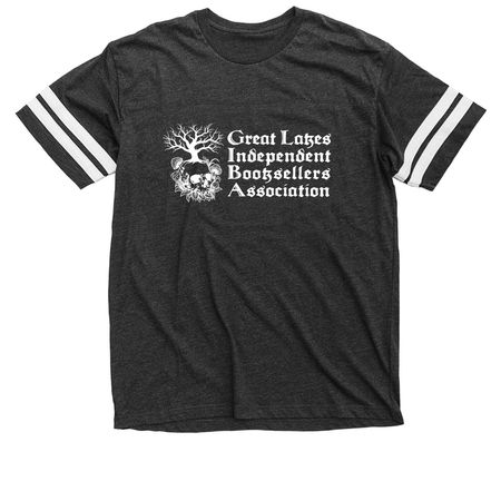 Gothic Lakes Independent Booksellers Assoc., a Vintage Smoke / White Football Jersey Tee