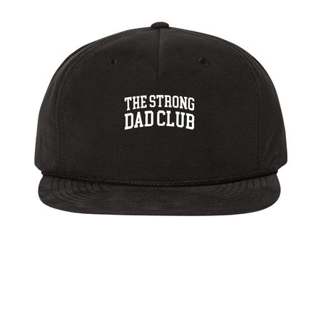 Strong Dad Hats, a Black Printed Umpqua Snapback Cap