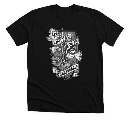 UP x Vintage Karma Pride Shirt, a Solid Black Blend Premium Unisex Tee