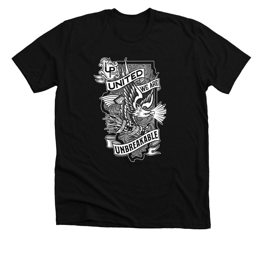 UP x Vintage Karma Pride Shirt, a Solid Black Blend Premium Unisex Tee