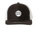 Moto Boyz Snapback Hats, a Black/ White Printed Snapback Trucker Cap