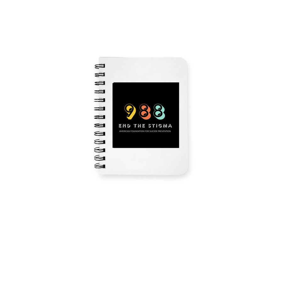 Making Way 988 Design, a White Spiral Notebook
