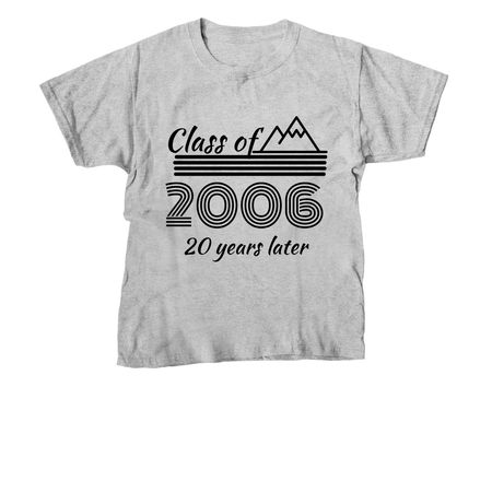 Class of '06 Shirts (Black Graphics), a Sport Grey Youth Unisex Tee