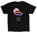 NLCA Logo, a Black Classic Unisex Tee (back-view)