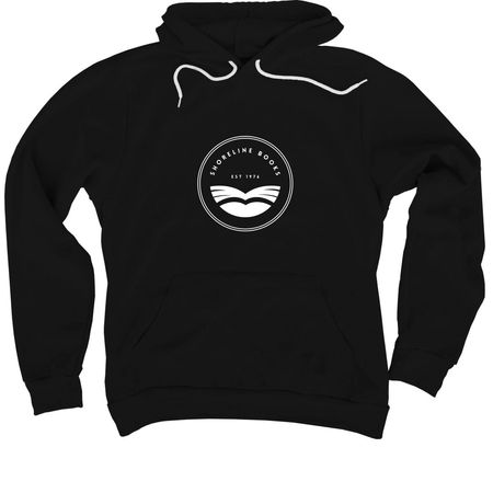 Shoreline Books, a Black Premium Pullover Hoodie