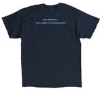 ?PSA ALBUM LINE?, a Navy Classic Unisex Tee (back-view)