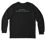 ?PSA ALBUM LINE?, a Black Stanley/Stella Unisex Creator 2.0 Long Sleeve Tee (back-view)