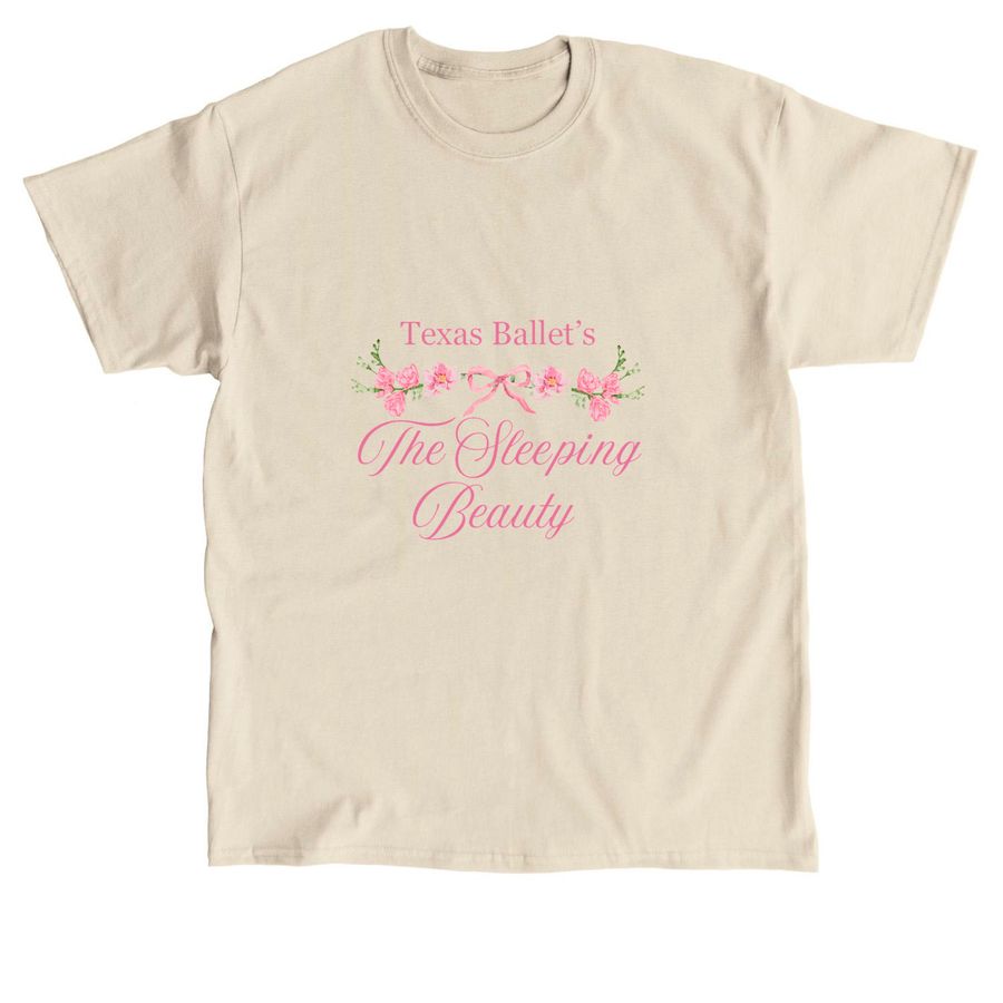Spring 2026 Sleeping Beauty Merch, a Sand Classic Unisex Tee