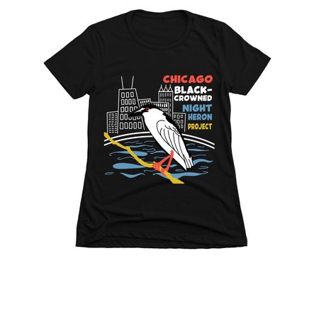 Original Logo Shirts, a Black Women's Slim Fit Tee