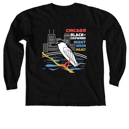 Original Logo Shirts, a Black Comfort Colors Long Sleeve Tee