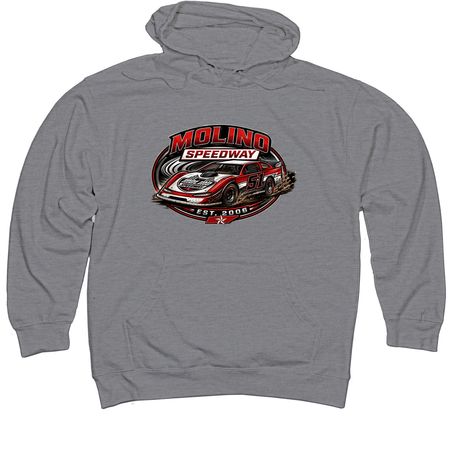 Molino Late Model, a Gunmetal Heather Midweight Pullover Hoodie