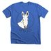 Mojo, a Heather True Royal Premium Unisex Tee