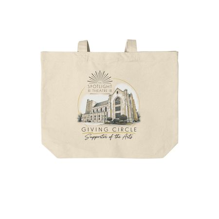 Spotlight Giving Circle, a Natural Cotton Canvas Tote Bag