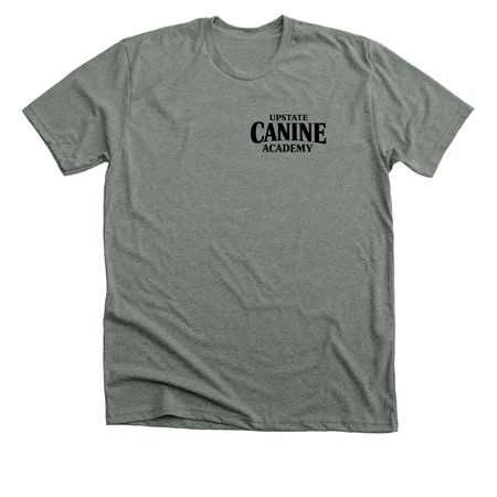 Upstate Canine Black Camo&nbsp;, a Deep Heather Premium Unisex Tee