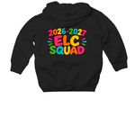 Glen Mar Toddler Hoodies, a Black Toddler Pullover Hoodie (back-view)