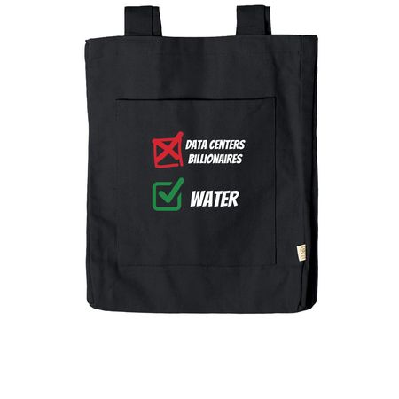 NO DATA CENTERS, a Black Reclaimist Everywhere Tote Bag