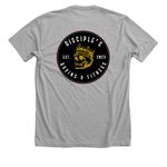 DB?, a Athletic Heather Premium Unisex Tee (back-view)