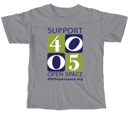 Support Open Space, a Granite Comfort Colors Unisex Tee