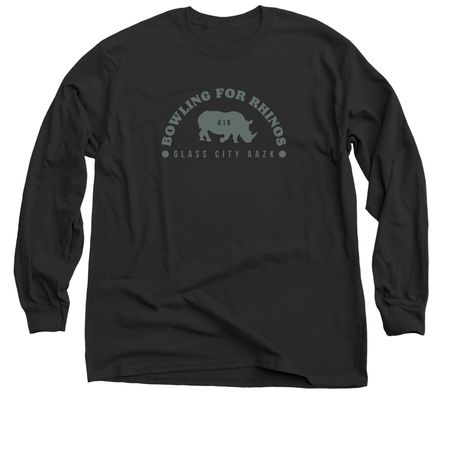 Bowling For Rhinos 2026 - Arch Design, a Black Classic Long Sleeve Tee