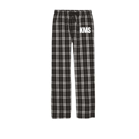 KMS Buffalo Check Pajama Pant, a Black Flannel Pajama Pant