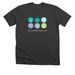 Flower Bubbles, a Dark Grey Heather Premium Unisex Tee