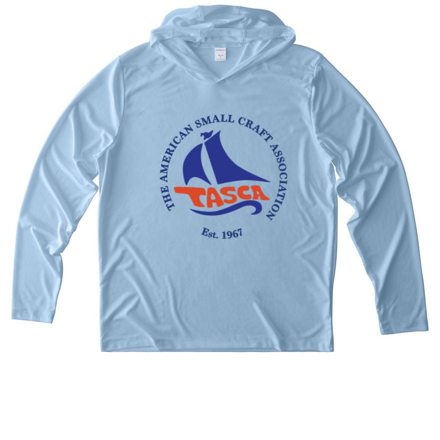 Basic Sail Gear UV Performance, a Light Blue UV Performance Long Sleeve Hoodie