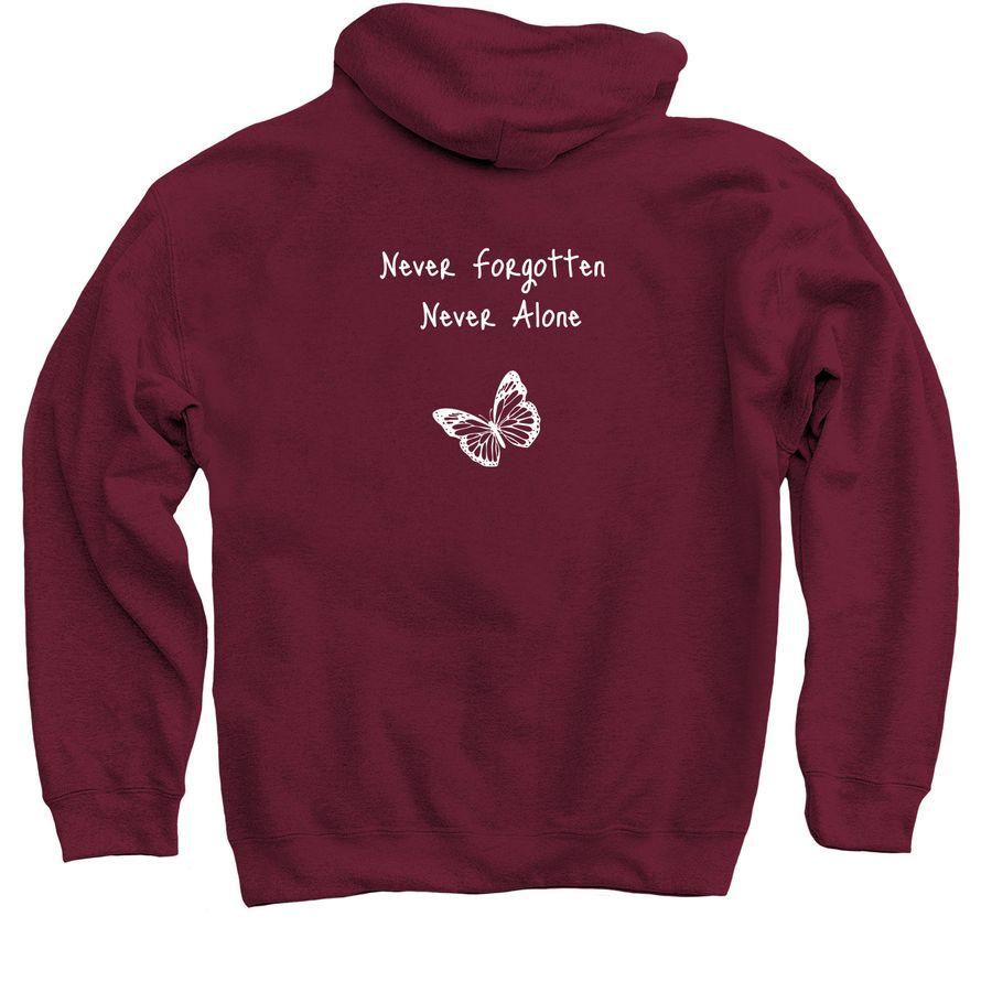 Comfort For A Cause, a Maroon Pullover Hoodie