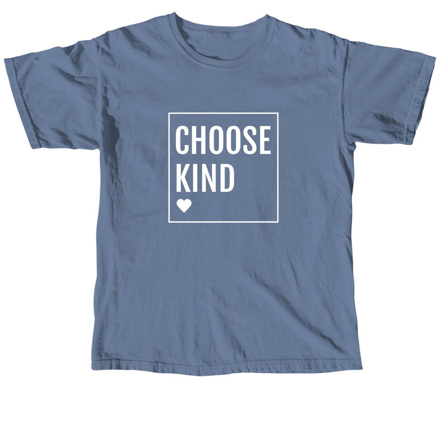 Choose Kind Tee or Pullover, a Blue Jean Comfort Colors Unisex Tee