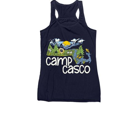Comfy Tops (2025 Design), a Navy Women's Racerback
