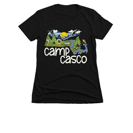 Comfy Tops (2025 Design), a Black Women's Slim Fit Tee