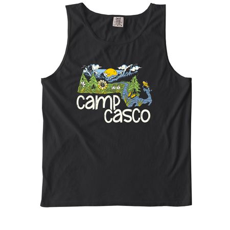 Comfy Tops (2025 Design), a Black Comfort Colors Tank Top