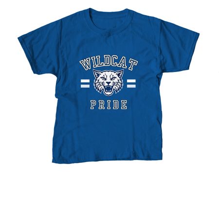 Wildcat Pride Tee, a Royal Blue Youth Unisex Tee