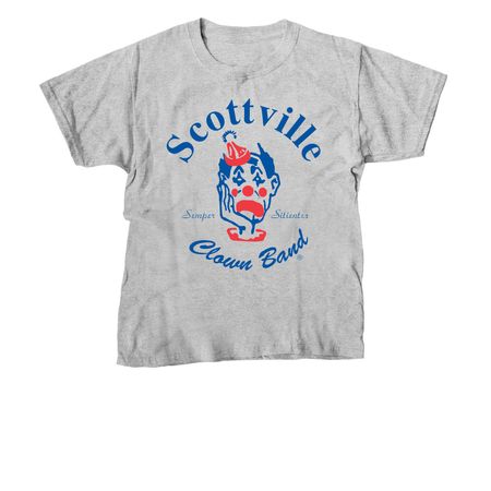 Vintage Clown Band, a Sport Grey Youth Unisex Tee