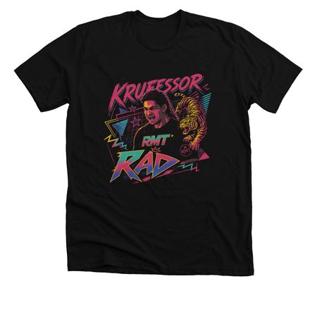 Krufessor Rad - 90's Retro design, a Solid Black Blend Premium Unisex Tee